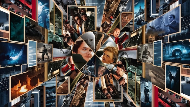 A collage showing various superhero movies and TV shows released in the past two years, highlighting the sheer volume of content available in the genre.