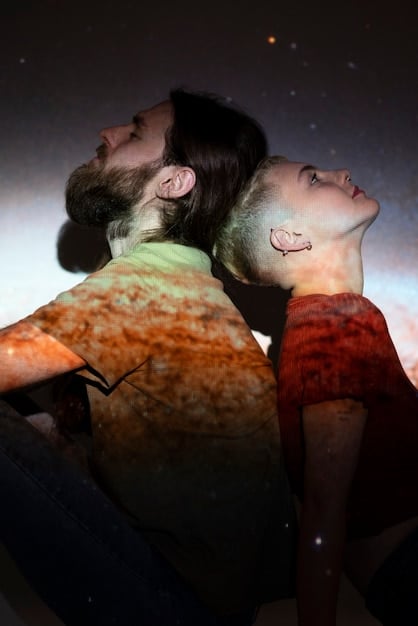 A brightly lit, hopeful scene from a movie, featuring two characters connecting emotionally. The expressions on their faces show empathy, understanding, and a sense of mutual support. The warm colors and gentle lighting enhance the feeling of optimism and healing.