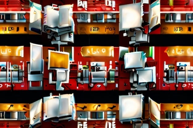 A split screen showing various streaming platforms on different devices, each with its unique user interface and content library.