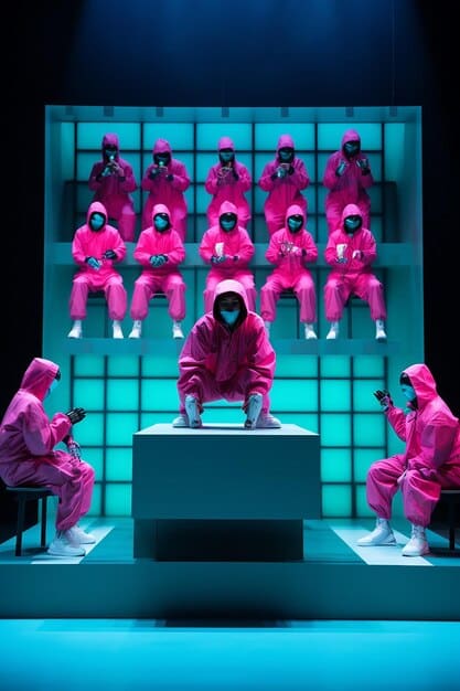 A screenshot from a popular K-drama, such as 