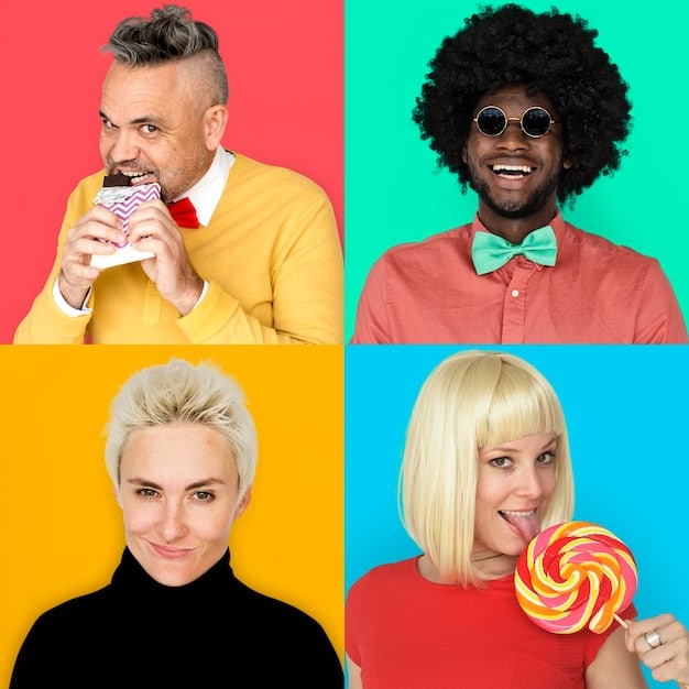 A collage of images showing various examples of stereotypical portrayals of minority characters in Hollywood films and TV shows. The images should represent different ethnic groups and highlight common clichés.