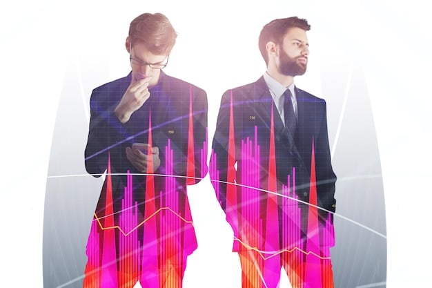A split image showing on one side a graph with steadily rising numbers representing fake followers, and on the other side, a concerned-looking marketing executive reviewing campaign data on a laptop.