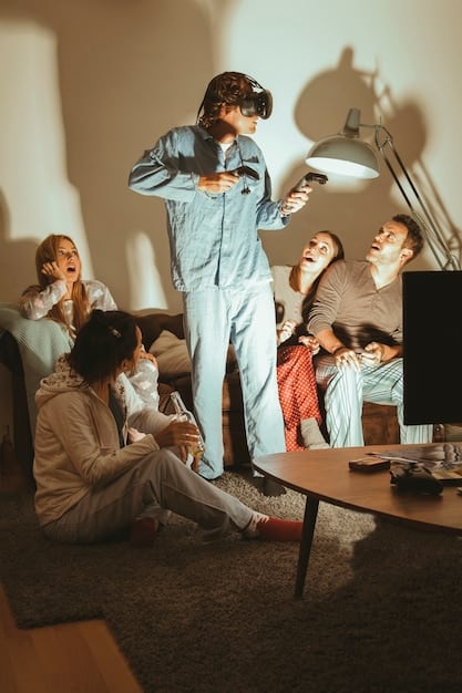 A still from a popular workplace sitcom, showcasing the ensemble cast in a humorous office setting. The lighting is bright and the scene is filled with activity.