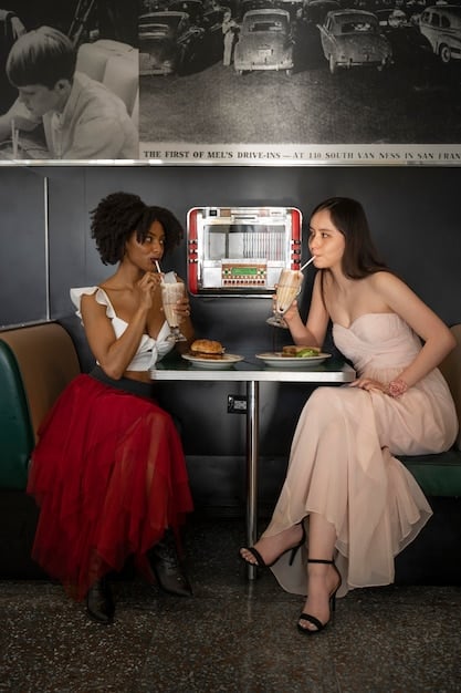 A still from a popular classic sitcom, such as 