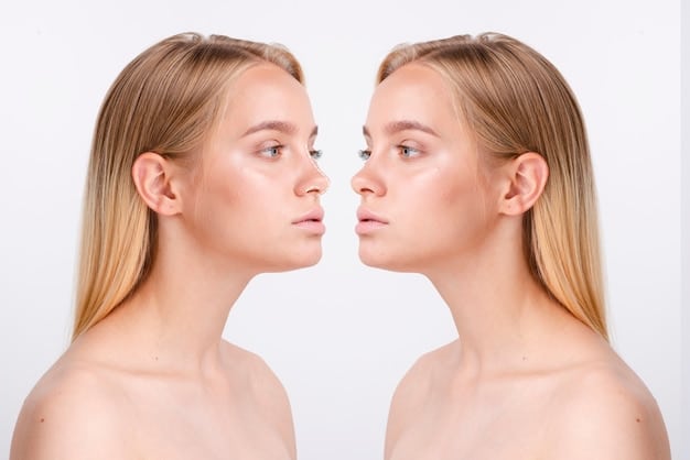 Side-by-side comparison of Kylie Jenner's facial profile, highlighting the changes in her cheekbones and jawline over time. Annotations point out the areas where fillers or other procedures may have been used to achieve the enhanced definition.