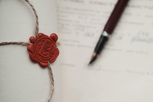 Close-up of legal documents with Korean text and English annotations, emphasizing the legal frameworks impacting K-Drama streaming. Focus on details like stamps, signatures, and highlighting.