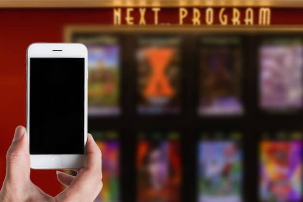 A close-up of a smartphone screen displaying a popular Korean drama OST playing on a streaming platform, with royalty percentages and investment options clearly visible on the surrounding interface.